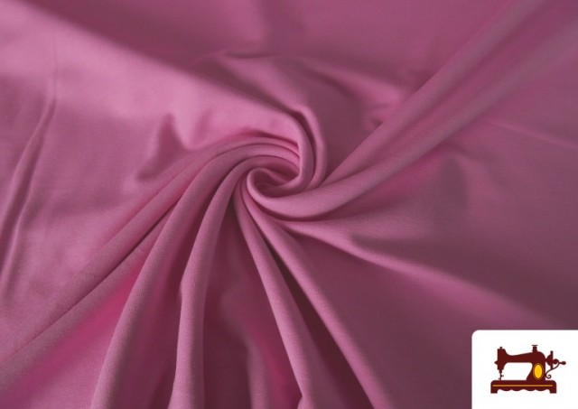 Acheter Tissu en Sweat d'Été French Terry couleur Rose pâle