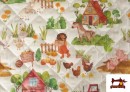 Vente de copy of Tissu en Viscose avec Imprimé Africain