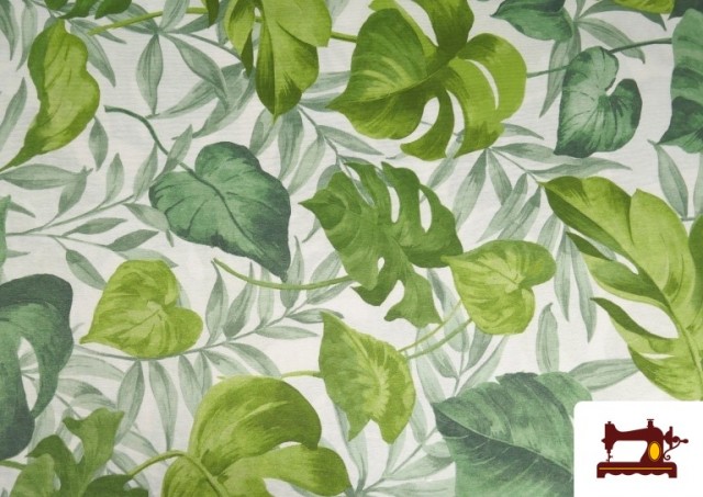 Vente en ligne de Tissu Tropicale Verte