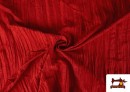 Acheter copy of Tissu en Soie Naturel Shantung avec Imprimé Jaune couleur Rouge