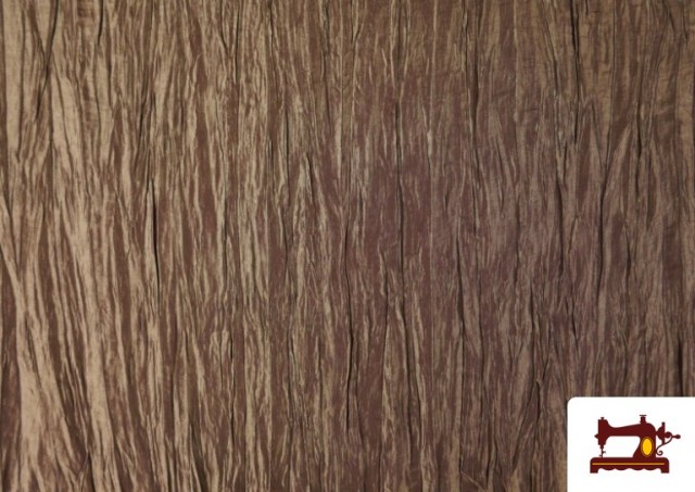 copy of Tissu en Soie Naturel Shantung avec Imprimé Jaune couleur Bronzé