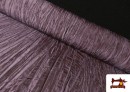 Vente en ligne de copy of Tissu en Soie Naturel Shantung avec Imprimé Jaune couleur Mauve