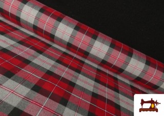 copy of Tissu Viyella Imprimé à Carreaux Classiques Noirs