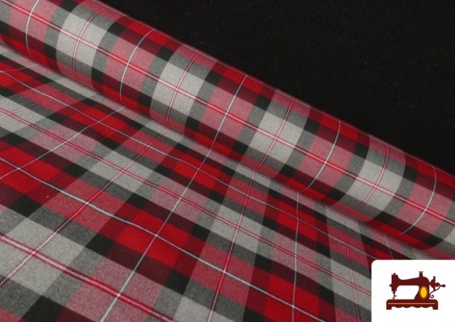 copy of Tissu Viyella Imprimé à Carreaux Classiques Noirs