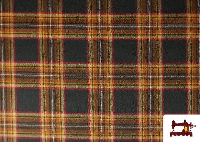 Vente de copy of Tissu Viyella Imprimé à Carreaux Classiques Noirs