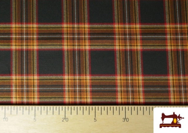 Acheter en ligne Tissu Viella Imprimé Carreaux Classiques