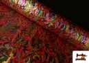 Tissu en Jacquard Métalisé Multicolore