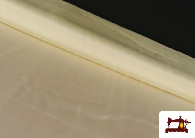 Acheter Tissu Doublure Rayonne Colorée Largeur 70 cm - pièce de 50 mètres couleur Crème