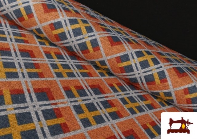 copy of Tissu Style PuntRoma avec Imprimé Pied-de-Poule