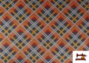 Acheter copy of Tissu Style PuntRoma avec Imprimé Pied-de-Poule