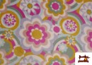 Acheter Tissu Polaire Coraline Doux à Fleurs