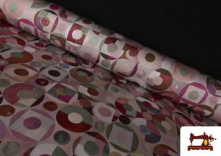 copy of Tissu Rouge à Pois Noirs couleur Rosé