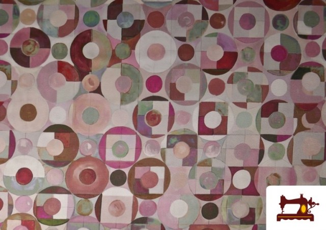 copy of Tissu Rouge à Pois Noirs couleur Rosé