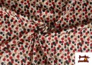 Vente en ligne de copy of Tissu Rouge à Pois Noirs couleur Rouge