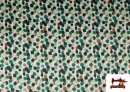 Vente en ligne de copy of Tissu Rouge à Pois Noirs couleur Vert