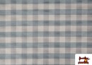 Acheter Tissu en Canvas Imprimé avec Carreaux Vichy de Couleurs Largeur 280 cm couleur Bleu