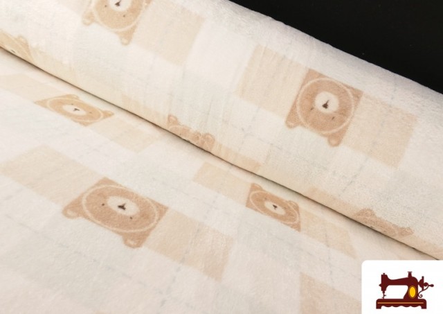 Acheter Tissu Coraline Polaire Douce Oursons