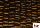 Acheter Tissu Poil Mouton Finition Cloqué couleur Brun