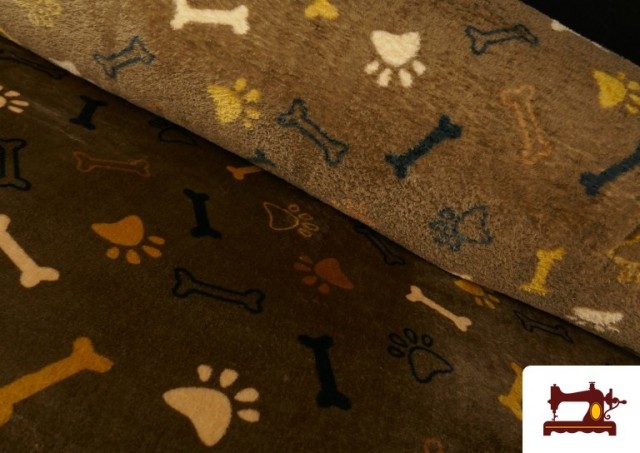 copy of Tissu en Coraline Polaire Douce avec Imprimé Léopard