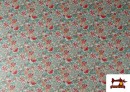 Vente de Tissu Tissu en Coton à Fleurs Multicolores