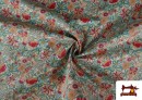 Vente en ligne de Tissu Tissu en Coton à Fleurs Multicolores