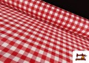 copy of Tissu Antitaches à Carreaux Classiques Rouges pour Linge de Table couleur Rouge