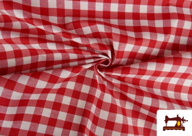 Acheter en ligne copy of Tissu Antitaches à Carreaux Classiques Rouges pour Linge de Table couleur Rouge