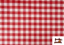 Vente en ligne de copy of Tissu Antitaches à Carreaux Classiques Rouges pour Linge de Table couleur Rouge
