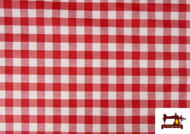 Vente en ligne de copy of Tissu Antitaches à Carreaux Classiques Rouges pour Linge de Table couleur Rouge