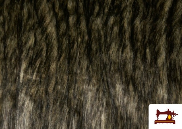 Vente de copy of Tissu à Poil Long Rustique pour Costume Viking et Médiéval couleur Gris