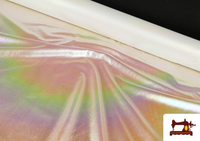 Acheter copy of Tissu Foamé Satinette Couleur Fushia couleur Blanc