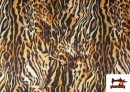 Acheter Tissu Jersey Élastique Imprimé Tigre Animal Print