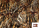 Vente en ligne de Tissu Jersey Élastique Imprimé Tigre Animal Print