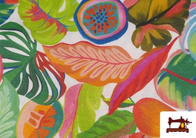 Vente de Tissu Toile Tropicale Fruits Largeur 280 cm