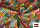 Vente en ligne de Tissu Toile Tropicale Fruits Largeur 280 cm