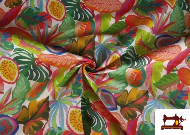 Vente en ligne de Tissu Toile Tropicale Fruits Largeur 280 cm