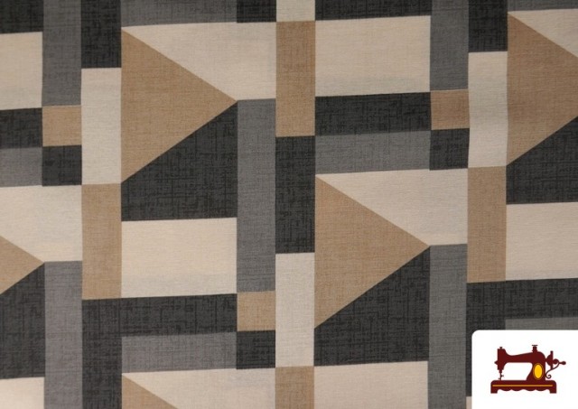 Vente de Tissu Toile De Loneta Abstraite Beige