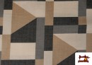 Acheter en ligne Tissu Toile De Loneta Abstraite Beige