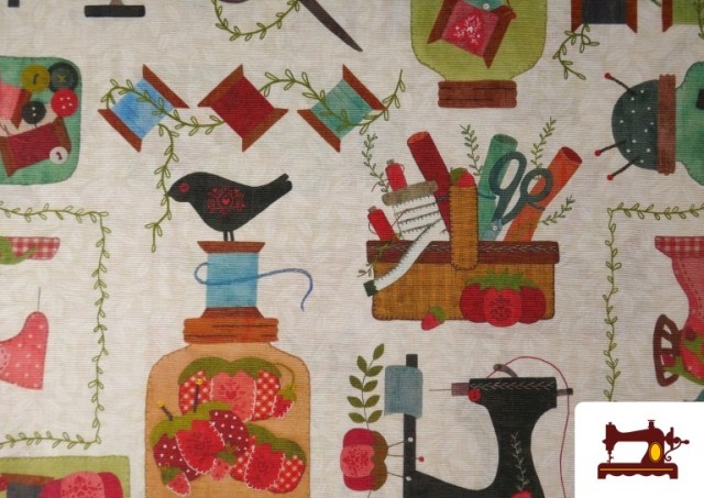 Acheter Tissu en Canvas avec Imprimé Couture
