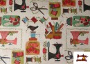 Vente de Tissu en Canvas avec Imprimé Couture