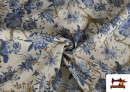 Vente en ligne de Tissu en Canvas avec Oiseaux Bleus