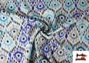 Vente en ligne de copy of Tissu Rouge à Pois Noirs couleur Bleu