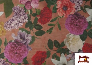 Acheter Tissu Loneta Fleurs Vintage