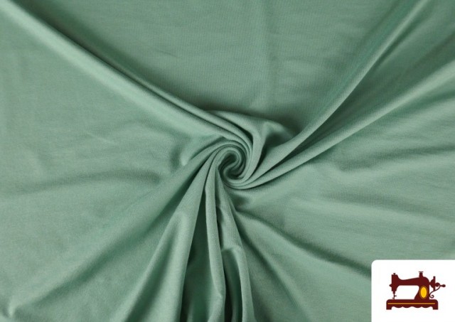 Acheter Tissu Maille Viscose Uni de Couleurs couleur Vert mer