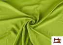 Vente de copy of Tissu Rouge à Pois Noirs couleur Vert pistache