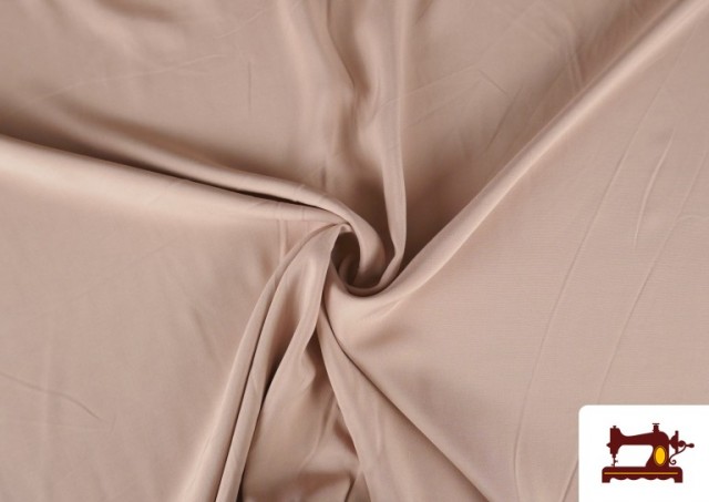 Acheter en ligne copy of Tissu Rouge à Pois Noirs couleur Beige