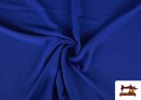 Acheter Tissu Bambula Froissé Pour Vêtements d’Été Couleurs Unies couleur Gros bleu