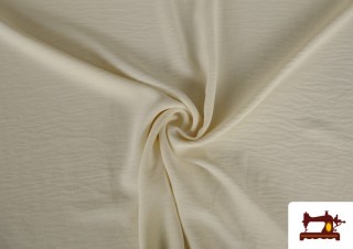 copy of Tissu Froissé avec Imprimé Multicolore couleur Écru