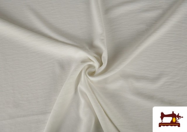 Acheter copy of Tissu Froissé avec Imprimé Multicolore couleur Blanc