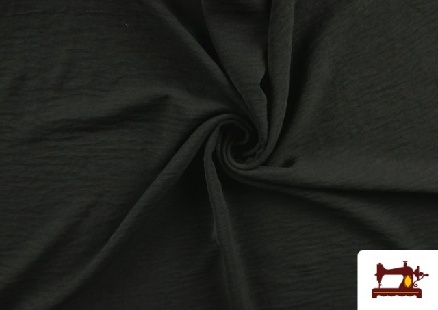 Acheter en ligne copy of Tissu Froissé avec Imprimé Multicolore couleur Noir